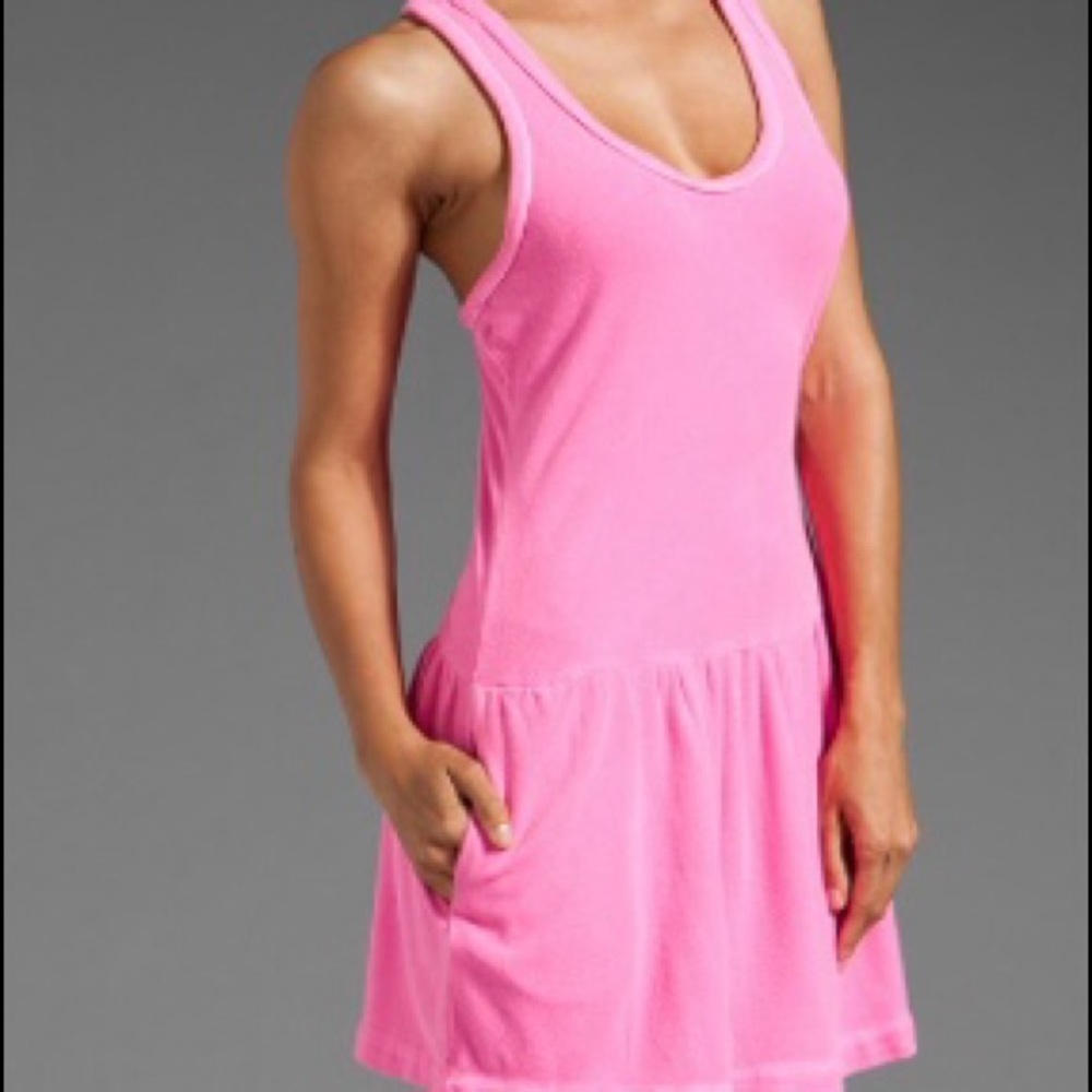 Juicy Couture Terrycloth Racerback pink tank dress